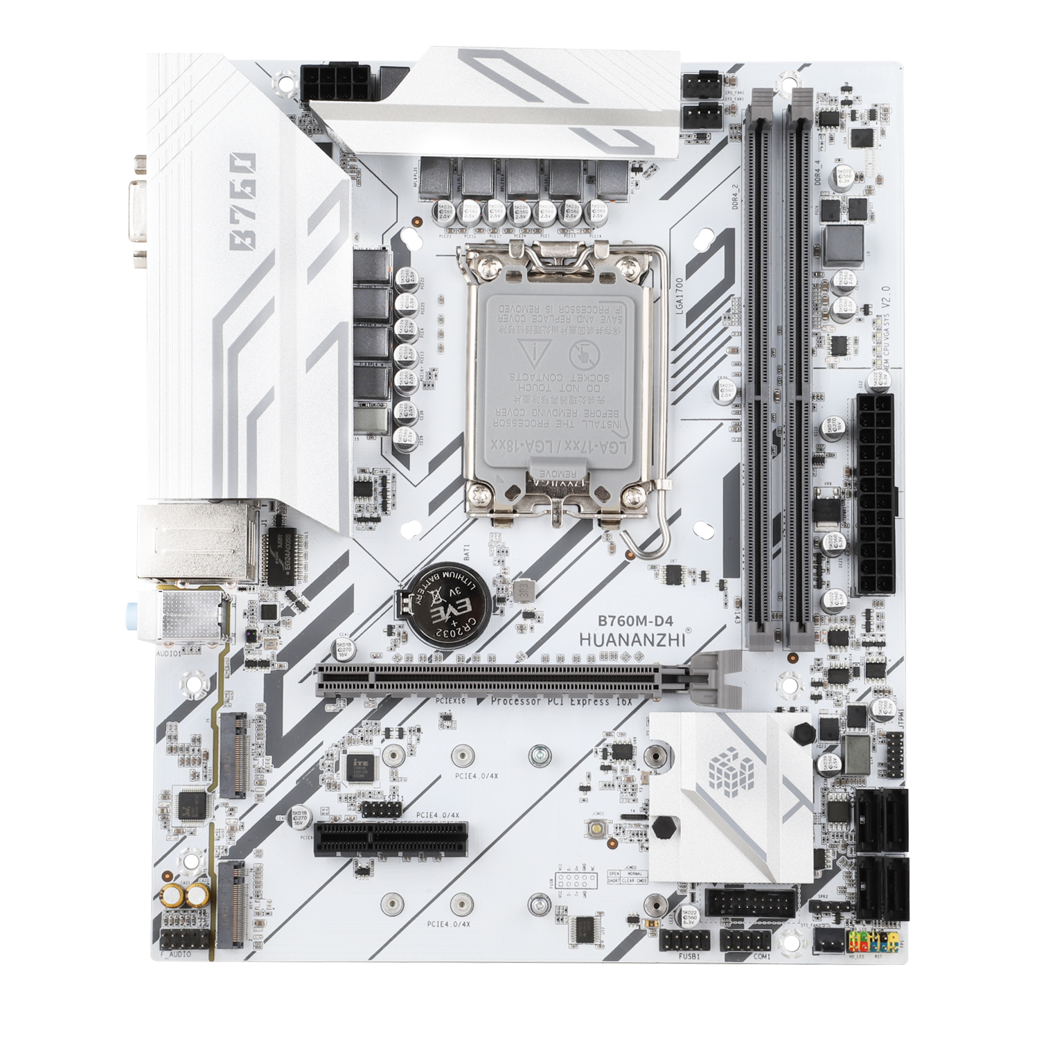 Mainboard Huananzhi B760M-D4 | Màu trắng QSD. - ảnh sản phẩm tại HMPC Store